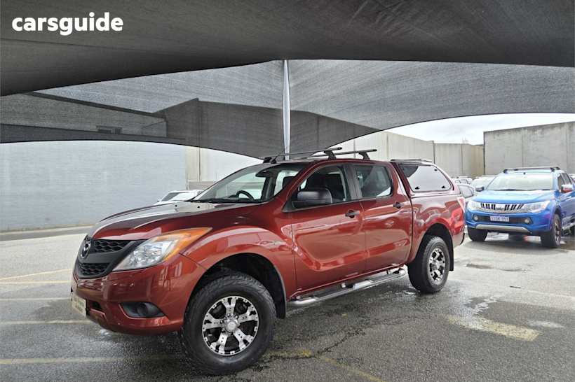 Red 2012 Mazda BT-50 Ute Tray XT 4X4