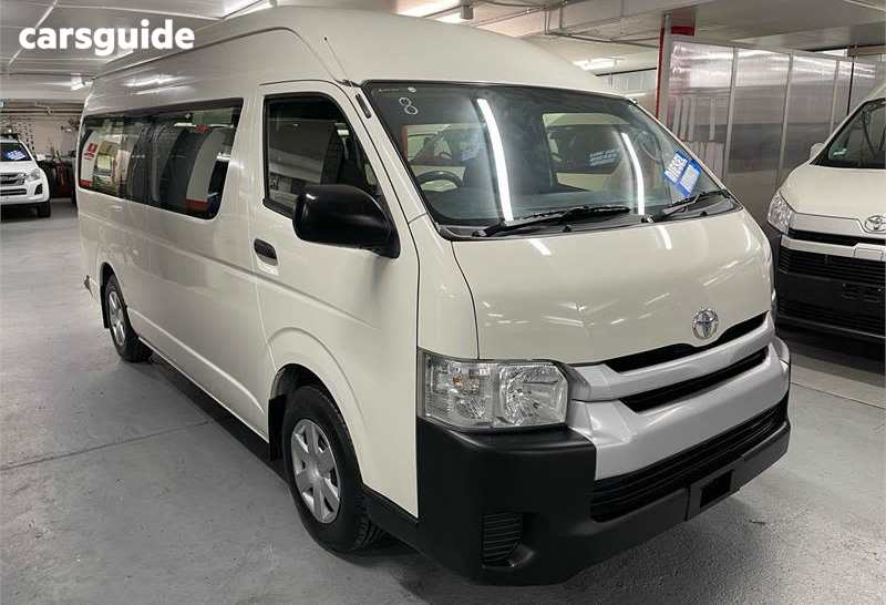 White 2018 Toyota HiAce Bus Commuter