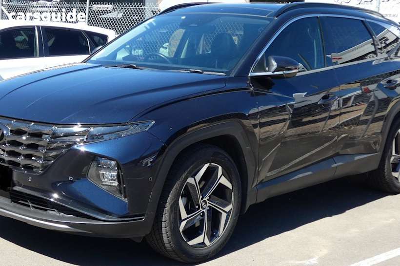 Blue 2021 Hyundai Tucson SUV HIGHLANDER 4X4
