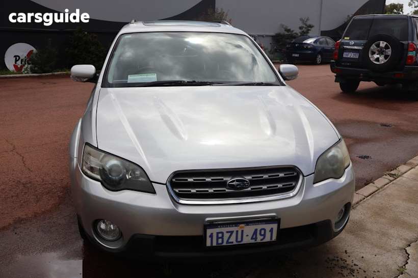 Silver 2005 Subaru Outback Wagon 3.0R Premium
