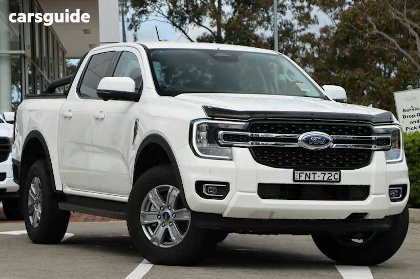 White 2024 Ford Ranger Ute Tray XLT 4X4