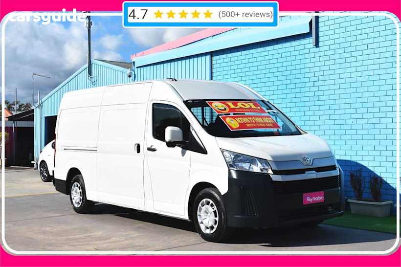 White 2019 Toyota HiAce Van Slwb