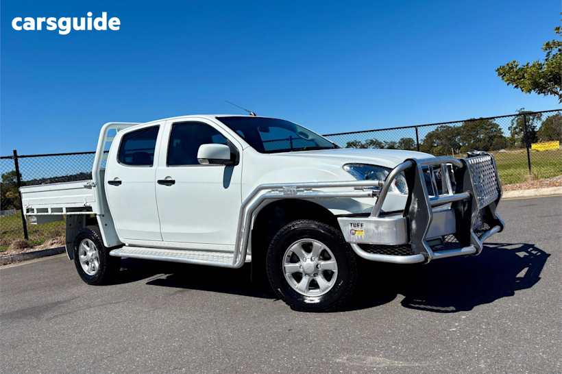 White 2016 Isuzu D-MAX Ute Tray SX 4X4