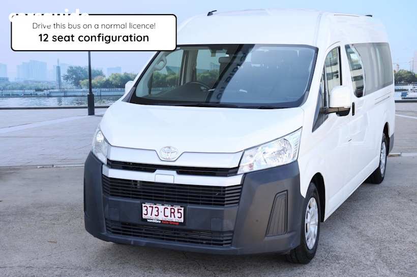 White 2019 Toyota HiAce Bus Commuter (12 Seats)
