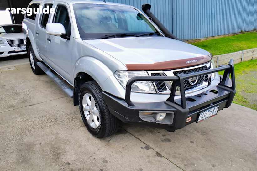 Silver 2012 Nissan Navara Ute Tray ST 4X4
