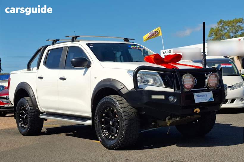 White 2018 Nissan Navara Ute Tray SL 4X4