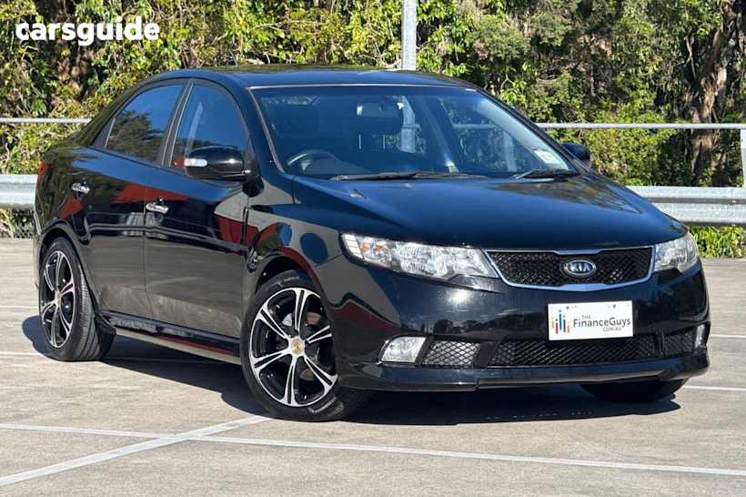 Black 2009 Kia Cerato Sedan S