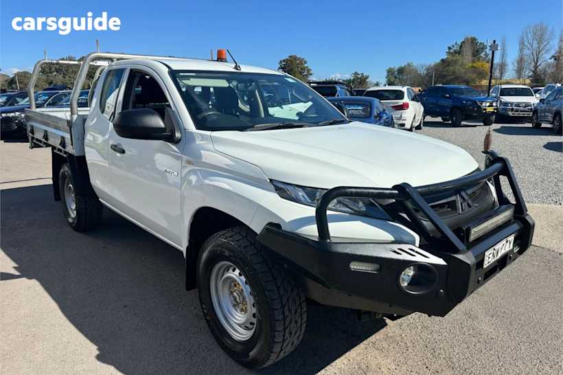 White 2021 Mitsubishi Triton Ute Tray GLX 4X4