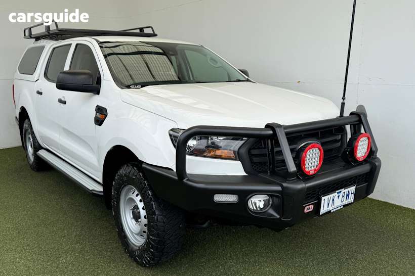 White 2021 Ford Ranger Ute Tray XL 4X4
