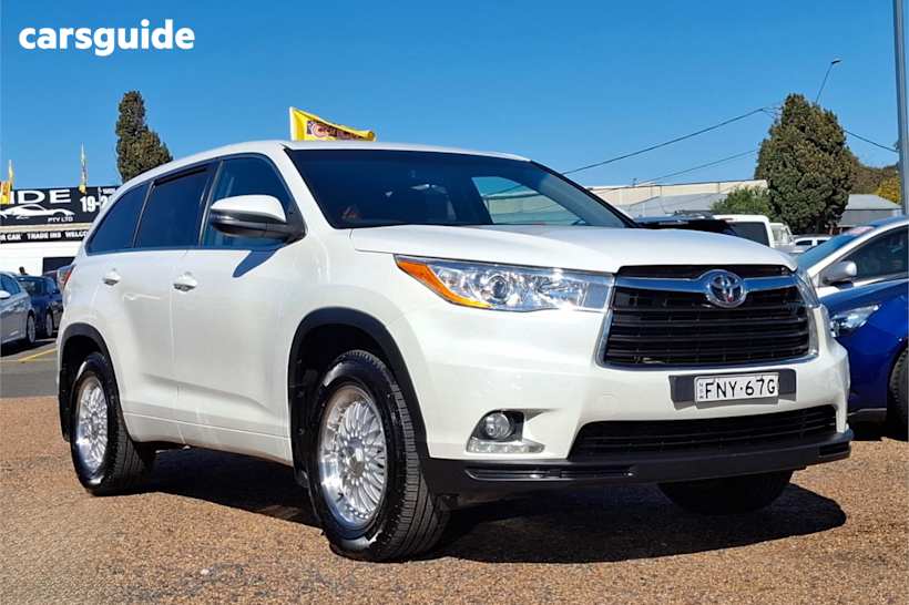 White 2015 Toyota Kluger Wagon Gx (4X4)