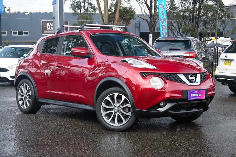 Red 2016 Nissan Juke SUV TI-S 4X4