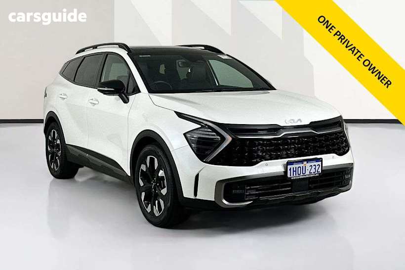 White 2022 Kia Sportage Wagon Gt-Line (Awd)