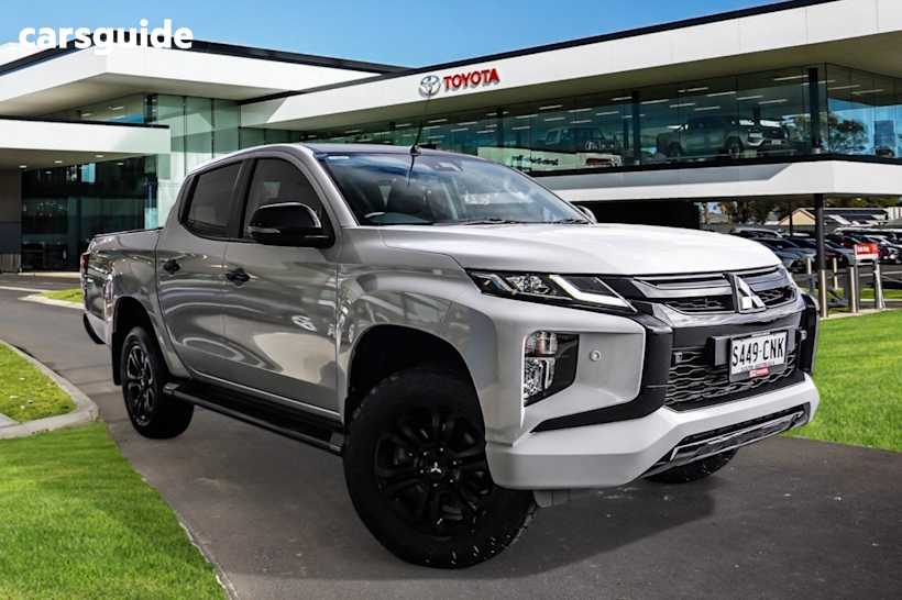 White 2021 Mitsubishi Triton Ute Tray GSR 4X4