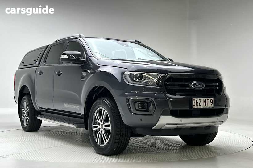 Grey 2021 Ford Ranger Ute Tray WILDTRAK 4X4