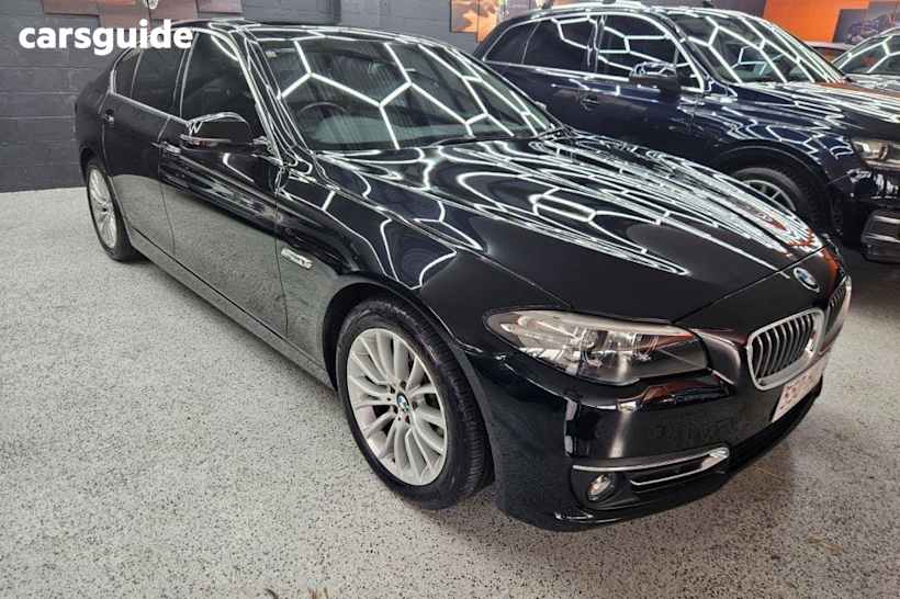 Black 2013 BMW 5 Sedan LUXURY LINE F10 LCI STEPTRONIC