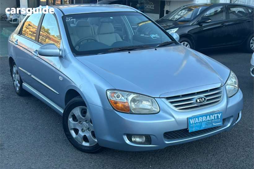 Blue 2007 Kia Cerato Sedan EX F