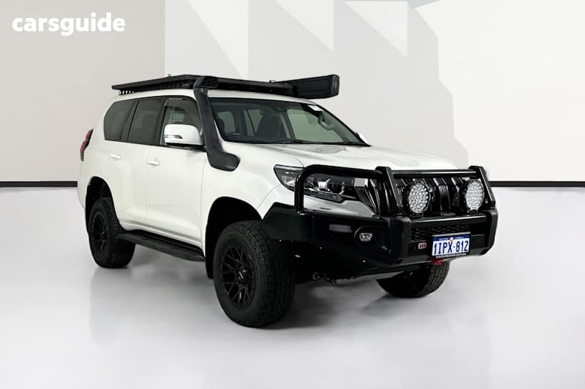White 2021 Toyota Landcruiser Prado Wagon Gxl