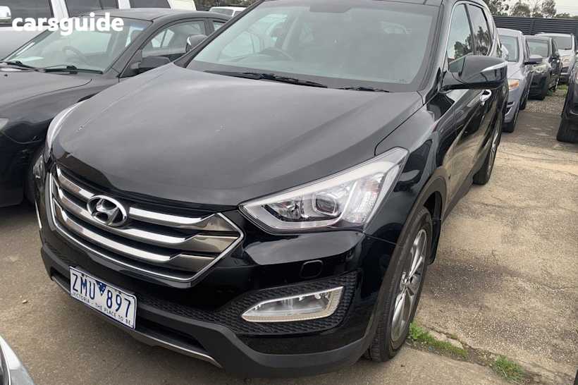 Black 2013 Hyundai Santa FE SUV HIGHLANDER