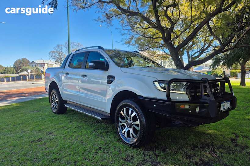 White 2019 Ford Ranger Double Cab Pick Up Wildtrak 2.0 (4X4)