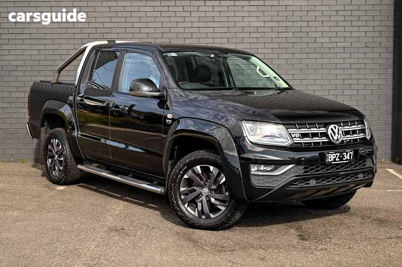 Black 2021 Volkswagen Amarok Ute Tray TDI580 HIGHLINE 4X4