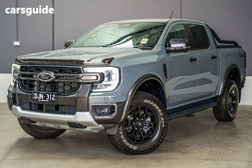 Grey 2024 Ford Ranger Ute Tray TREMOR 4X4