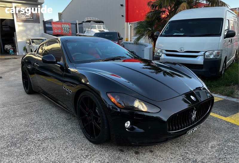 Black 2009 Maserati Granturismo Coupe S R