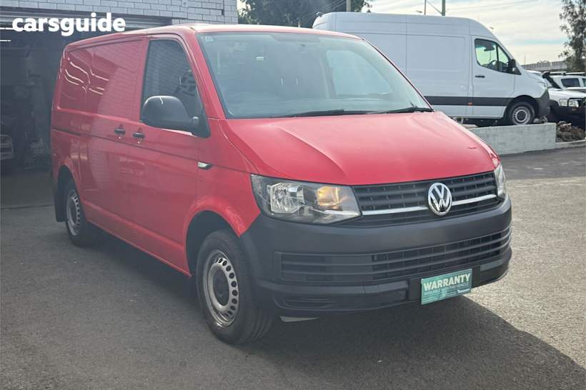 Red 2017 Volkswagen Transporter Commercial TDI340