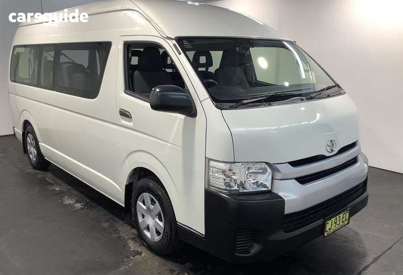 White 2016 Toyota HiAce Bus Commuter