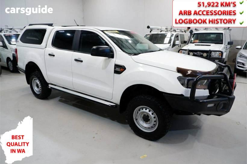 White 2020 Ford Ranger Ute Tray XL 4X4