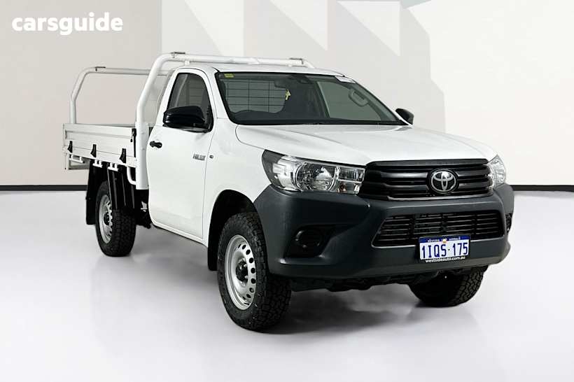 White 2023 Toyota Hilux Cab Chassis Workmate Hi-Rider (4X2)