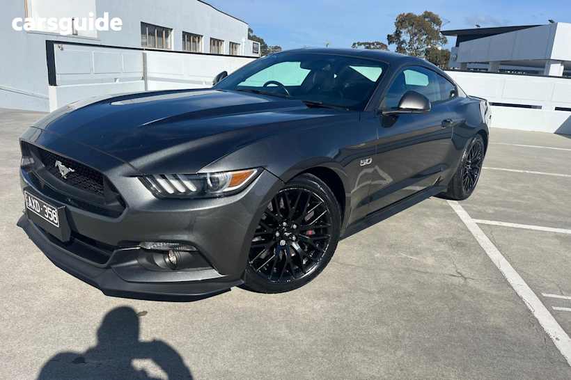 Grey 2017 Ford Mustang Coupe GT R