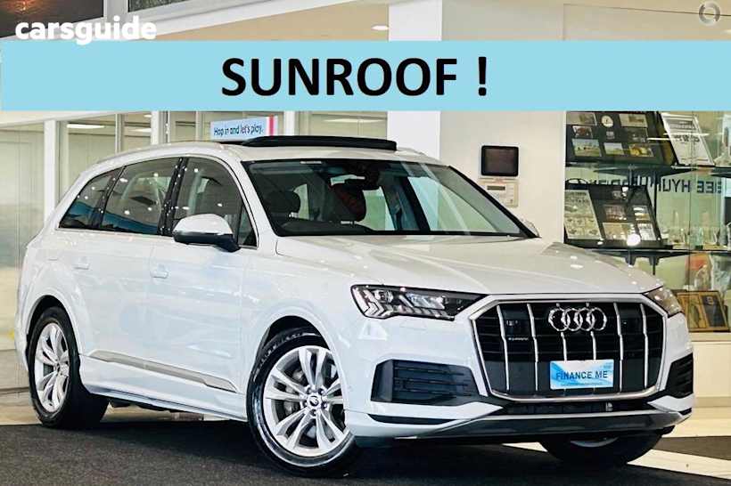 White 2023 Audi Q7 SUV 45 TDI 4WD
