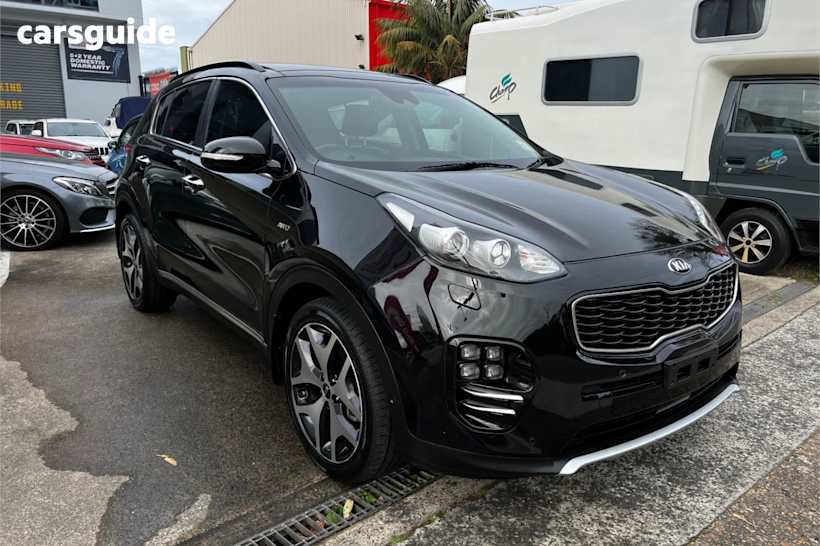 Black 2016 Kia Sportage SUV GT-LINE 4X4