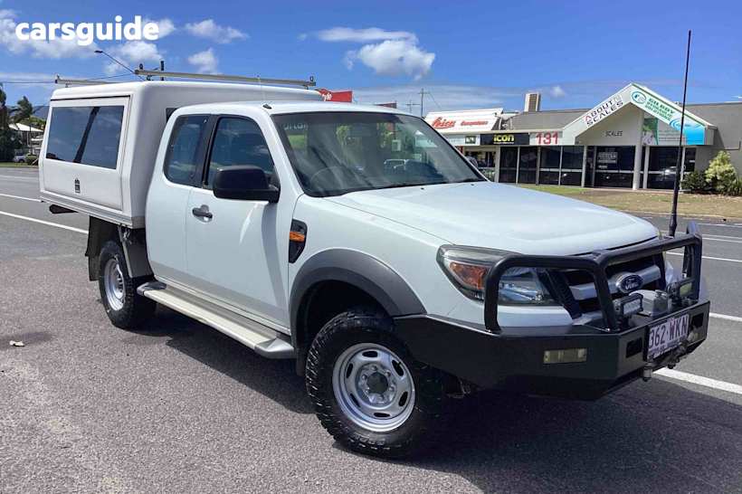 White 2009 Ford Ranger Ute Tray XL 4X4