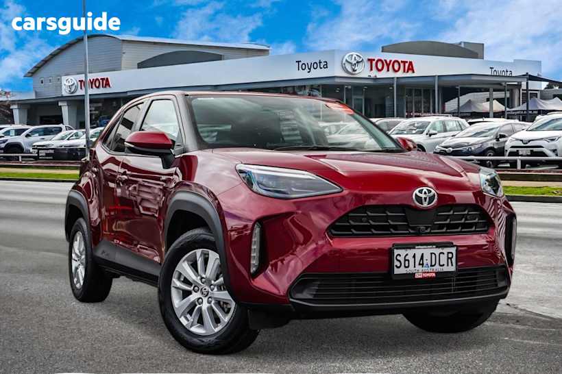 Red 2024 Toyota Yaris Cross SUV GXL F