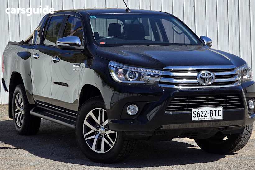 Black 2017 Toyota Hilux Ute Tray SR5 4X4