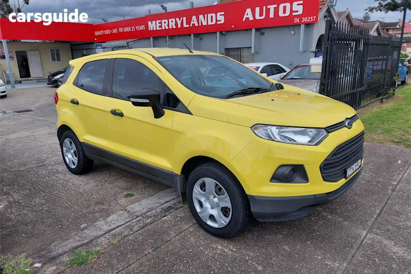 Yellow 2014 Ford Ecosport Wagon Ambiente