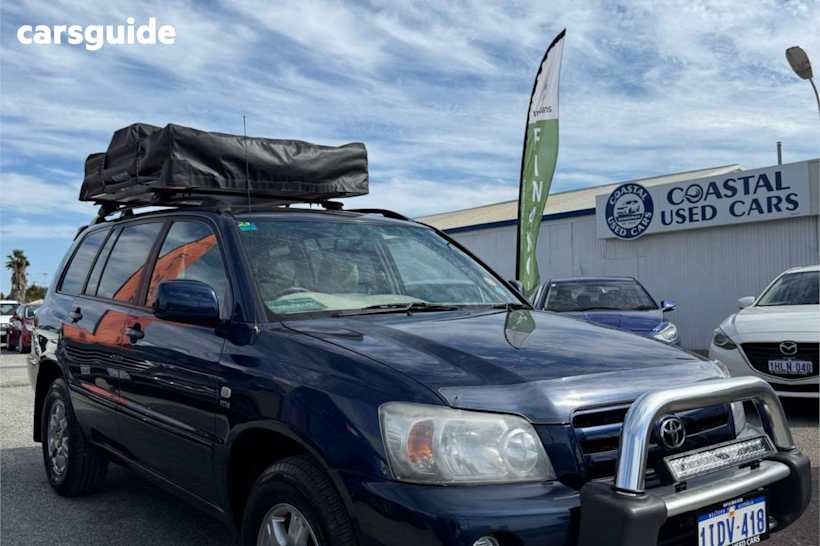 Blue 2006 Toyota Kluger Wagon Cv (4X4)