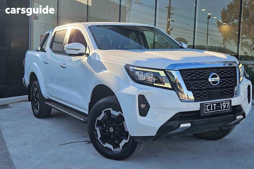 White 2023 Nissan Navara Ute Tray ST-X 4X4