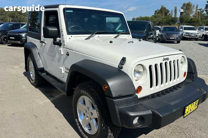 White 2010 Jeep Wrangler Sedan SPORT 4X4