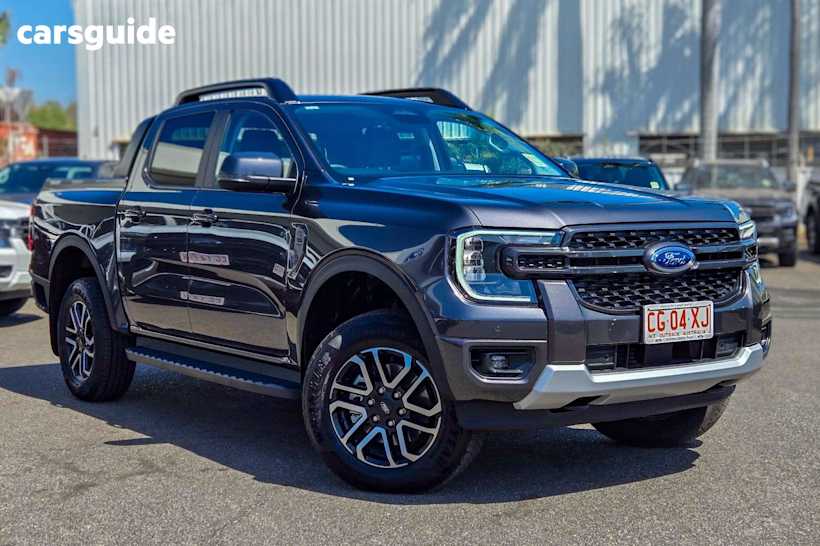 Grey 2024 Ford Ranger Ute Tray SPORT 4X4