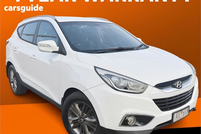 White 2013 Hyundai IX35 SUV TROPHY F