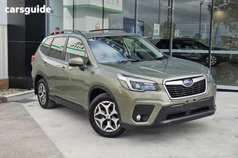 Green 2021 Subaru Forester SUV 2.5I 4WD