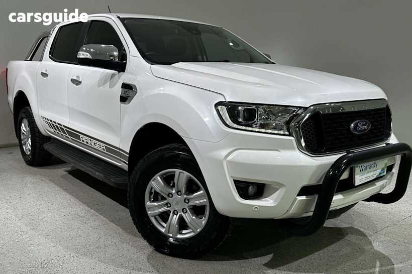 White 2021 Ford Ranger Ute Tray XLT HI-RIDER R
