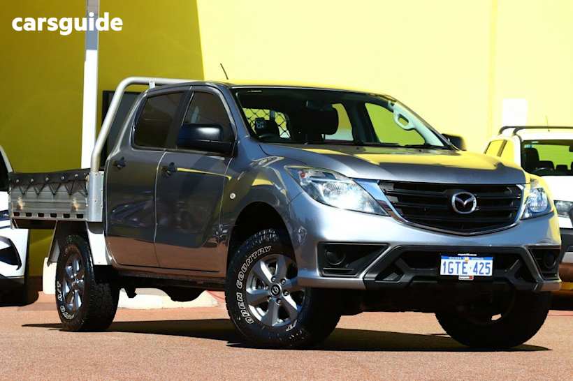 Silver 2018 Mazda BT-50 Dual Cab Utility Xt (4X4)