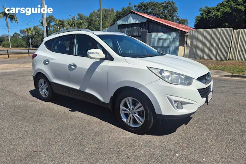 White 2012 Hyundai IX35 SUV ELITE 4WD