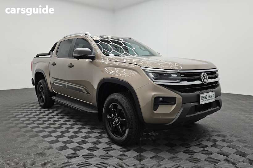Beige 2023 Volkswagen Amarok Ute Tray TDI600 PANAMERICANA 4X4