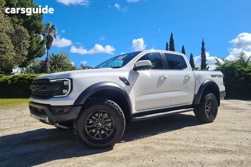 White 2024 Ford Ranger Ute Tray RAPTOR 4X4