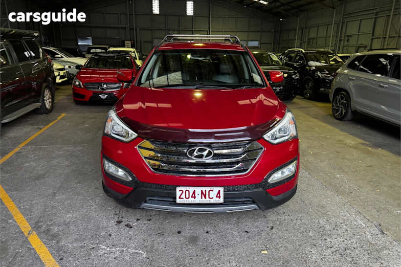 Red 2014 Hyundai Santa FE Wagon Elite Crdi (4X4)