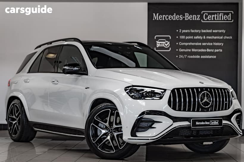 White 2023 Mercedes-Benz GLE53 Wagon 4Matic+ (Hybrid)